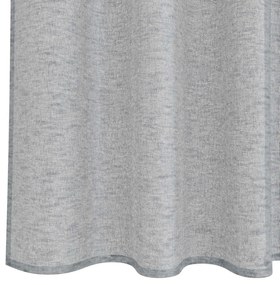 vidaXL Κουρτίνες με κουρτίνες 2 pcs Σκούρο γκρι 140x175cm Πολυεστέρας