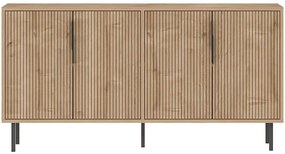 Μπουφές Clara 327ODS1334 150x36x75cm Oak Μοριοσανίδα, Μελαμίνη