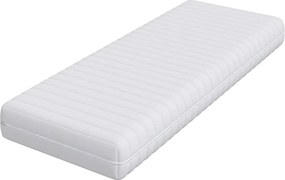 vidaXL Στρώμα Λευκός 70 x 200 cm Τσέπες ελατηρίων