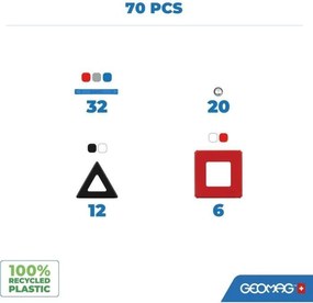 Παιχνίδι Kατασκευή Geomag Nasa Shuttle 70 piezas