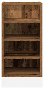 vidaXL Κάτω ντουλάπι Riga Παλιό ξύλο 40x44,5x81,5 cm