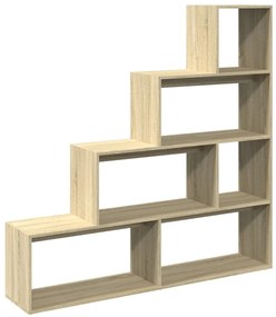 vidaXL Βιβλιοθήκη/Διαχωριστικό Χώρου 4 Επ. 143,5x29x143,5 εκ. Επ. Ξύλο