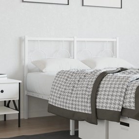vidaXL Ανταλλακτικό κεφαλάρι Λευκό 120 εκ. Μεταλλικό