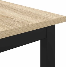 vidaXL Τραπεζαρίες 110 x 55 x 75 cm ΜΕΤΑΛΛΟ Ορθογώνιος