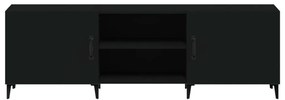 vidaXL Έπιπλο Τηλεόρασης Μαύρο 150x30x50 εκ. Επεξεργασμένο Ξύλο