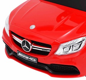 vidaXL Περπατούρα Αυτοκίνητο με Λαβή Mercedes-Benz C63 Κόκκινο