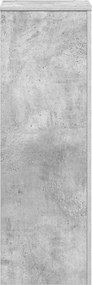 vidaXL Βάσεις Φυτών Γκρι Σκυρ. 33x33x100 εκ. Επεξεργασμένο Ξύλο