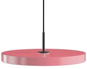 Κρεμαστό Φωτιστικό Οροφής LED 16W Φ43cm Μαύρο Φινίρισμα Asteria Umage-2422C4173-Ροζ 2422C4173