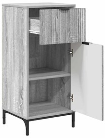 vidaXL Σετ Επίπλων Μπάνιου με ράφι 2 pcs Γκρι sonoma 39.5 x 36 x 88 εκ