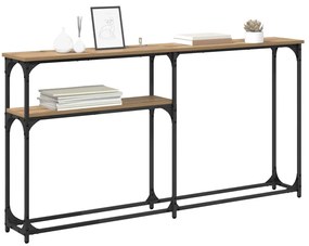 vidaXL ΤραπέζιΚονσόλας Artisan Oak 145 x 22,5 x 75 εκ.