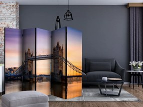 Διαχωριστικό με 5 τμήματα - Tower Bridge at dawn II [Room Dividers]