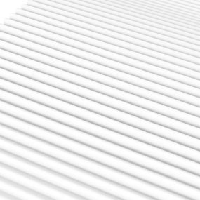 vidaXL Καναπές Κρεβάτι με Στρώμα Λευκό 90x200 εκ. Μασίφ Ξύλο Πεύκου
