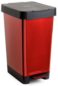 Κάδος Απορριμάτων Smart Steel Red 25L 26x36x47 - Tatay