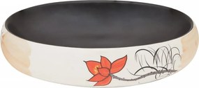 vidaXL Νιπτήρας Οβάλ Πολύχρωμος 59 x 40 x 15 εκ. Κεραμικός