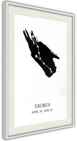 Αφίσα - Zodiac: Taurus I - 20x30 - Χρυσό - Χωρίς πασπαρτού