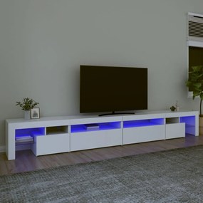Έπιπλο Τηλεόρασης με LED Λευκό 290 x 36,5 x 40 εκ.