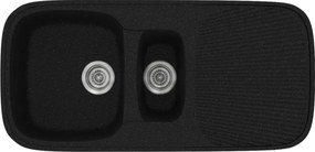 Sanitec Classic 301 (97×50) - Γρανιτένιος νεροχύτης - Granite BLACK