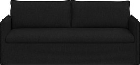vidaXL Καναπές Μαύρο 196 x 82 x 85 εκ ύφασμα