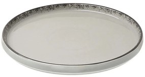 Πιάτο Ρηχό Pearl 07-16517 26cm Grey Estia Porcelain
