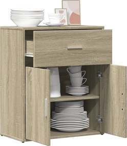 vidaXL Βοηθητικό Ντουλάπι Sonoma Δρυς 60x31x70 εκ. Επεξεργασμένο Ξύλο