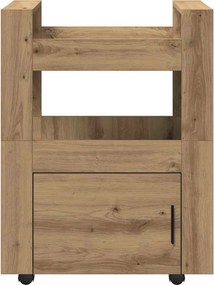 vidaXL Καρότσι Κουζίνας artisan δρυς 60 x 45 x 80 εκ