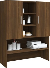 vidaXL Ντουλάπι Πλυντηρίου Καφέ Δρυς 70,5 x 25,5 x 90 εκ.