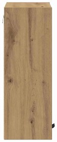 vidaXL Ντουλάπι Μπάνιου Επιτοίχιο artisan δρυς 39 x 23.5 x 65 εκ.