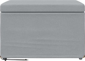VidaXL Σκαμνί Ανοιχτό γκρι 61 x 41 x 40 εκ