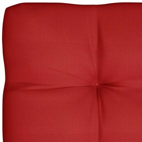 Μαξιλάρια Καναπέ Παλέτας 7 τεμ. Κόκκινα - Κόκκινο