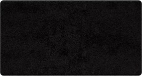 vidaXL Δερμάτινο Χαλί Μαύρο 80 x 150 cm 100% Πολυπροπυλένιο Τούφτα