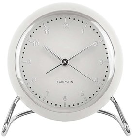 Επιτραπέζιο Ρολόι - Ξυπνητήρι Val KA5726WH White Karlsson Plastic