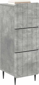 vidaXL Ντουλάπι με Συρτάρια 33 x 34,5 x 92 εκ. Επεξεργασμένο Ξύλο