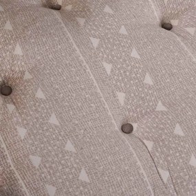 vidaXL Μοντέρνος καναπές patchwork Ανοιχτό καφέ 120 x 80 x 12 cm