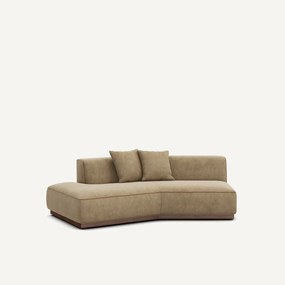 Γωνία καναπέ αριστερή από βελούδο stonewashed, JACOPO