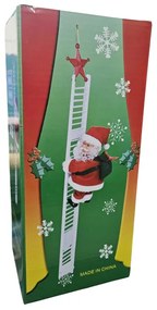 Διακοσμητικός Άγιος Βασίλης με Σκάλα - Decorative Santa Claus with Ladder