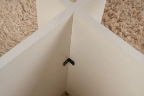 Τραπεζάκι Σαλονιού Ξύλο Λευκό VETRINO 105x65x40