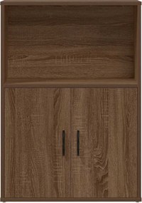 vidaXL Βιβλιοθήκη Καφέ Δρυς 60x24x85 εκ. από Επεξεργασμένο Ξύλο