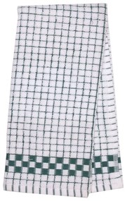 Ποτηρόπανο Κάρολ Green Viopros 45x75cm 100% Cotton