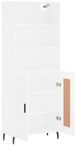 vidaXL Ντουλάπι Λευκό 69,5x34x180 εκ. από Επεξεργασμένο Ξύλο