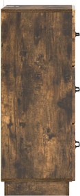 vidaXL Ντουλάπι με Συρτάρια 33 x 34,5 x 87 εκ. Επεξεργασμένο Ξύλο