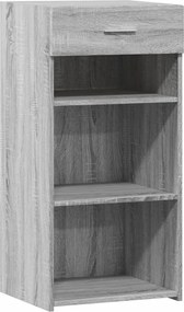 vidaXL Ντουλάπι Γκρι Sonoma 45x42,5x93 εκ. από Επεξεργασμένο Ξύλο