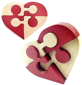 Intra απο ξύλο plywood 3mm-4mm πάχος - Παζλ καρδιά Δίασταση 30x30 cm Intraeaxys-voq2kv5o