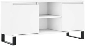 vidaXL Έπιπλο Τηλεόρασης Λευκό 104 x 35 x 50 εκ. από Επεξεργ. Ξύλο