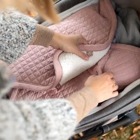 Bemini Biside® Κουβέρτα Ταξιδιού Vintage Pink 0-12M
