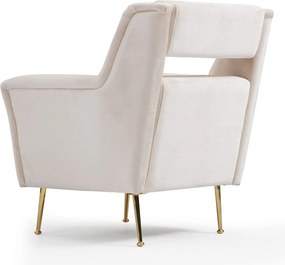 Πολυθρόνα Κρέμα MIRA 76x79x93