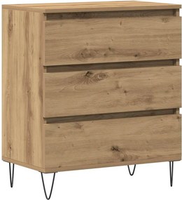 vidaXL Πλαϊνό γραφείο Artisan Oak 60 x 35 x 70 cm Επεξεργασμένο ξύλο