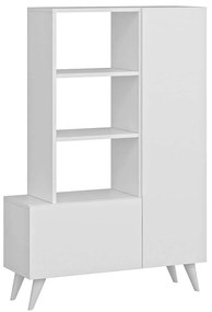 Παπουτσοθήκη Agostina 505CRL1603 80x31,5x121cm White Μοριοσανίδα, Μελαμίνη