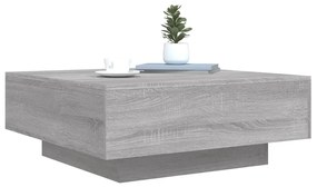 vidaXL Τραπεζάκι Σαλονιού Γκρι Sonoma 80x80x31 εκ. Επεξεργασμένο Ξύλο