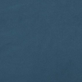 vidaXL Στρώμα με Pocket Springs Σκούρο Μπλε 120x210x20 εκ. Βελούδινο