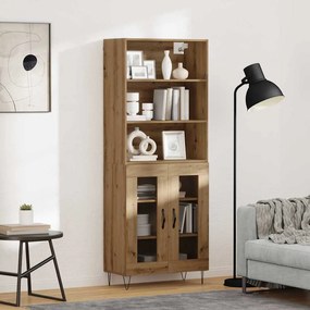 vidaXL Highboard 2 pcs Artisan Oak 69,5 x 34 x 180 εκ.